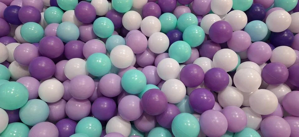 Vibrant Plastic Balls Pool. Photos