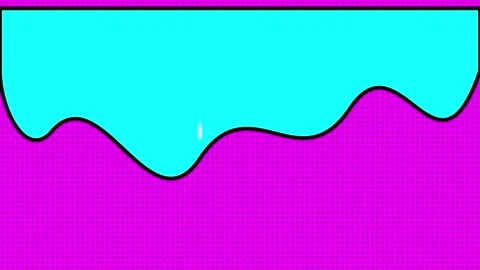 Vibrant Pop Art Liquid Drip Background Loop Stock Footage 333976165