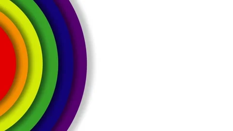 Vibrant Pride Month Rainbow Celebration Background Loop. Stock Footage 340032470