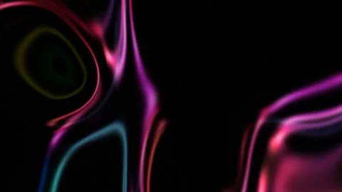 Vibrant Psychedelic Abstract Background with Dynamic Colors Stock Footage 295936641