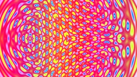 Vibrant psychedelic abstract background loop for digital motion graphics an.. Stockbeeldmateriaal 337711106