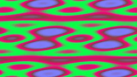 Vibrant psychedelic abstract background loop of colorful flowing wave pattern Stock Footage 341055284