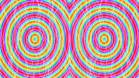 Vibrant psychedelic abstract background pattern with colorful swirling geom.. Stock Footage 337573849