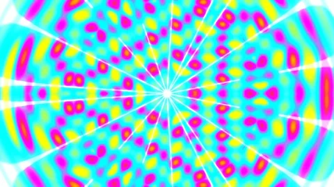 Vibrant Psychedelic Abstract Background Pattern with Swirling Color Energy Fl Stock Footage 339497337