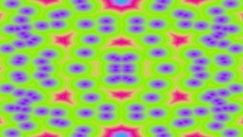 Vibrant psychedelic abstract background pattern, colorful seamless digital .. Stock Footage 339501897