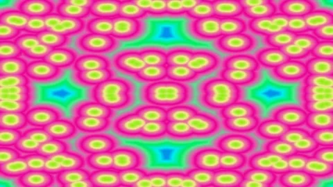 Vibrant psychedelic abstract background pattern seamless repeating tileable.. Stock Footage 339785186