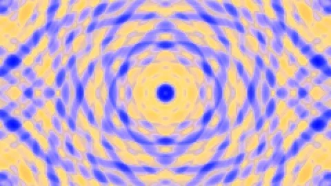 Vibrant psychedelic abstract background pattern with lime green and violet .. Stock Footage 339789059