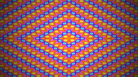 Vibrant psychedelic abstract background pattern for digital art and motion .. Stock Footage 339794251