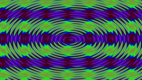 Vibrant psychedelic abstract background ripple wave pattern design Stock Footage 341057429