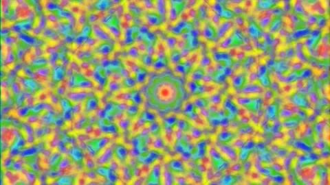 Vibrant psychedelic abstract geometric pattern background loops for motion .. Stock Footage 336767928