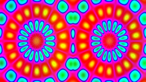 Vibrant psychedelic abstract geometry background pattern loop for motion gr.. Stock Footage 339796257