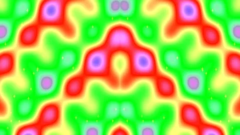 Vibrant Psychedelic Abstract Gradient Background Animation Loop Stock Footage 336263749