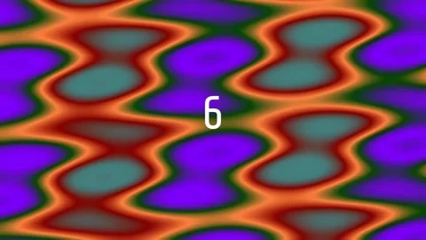 Vibrant psychedelic abstract liquid wave pattern background texture Stock Footage 342115806