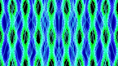 Vibrant psychedelic abstract pattern background design loop Stock Footage 336880687