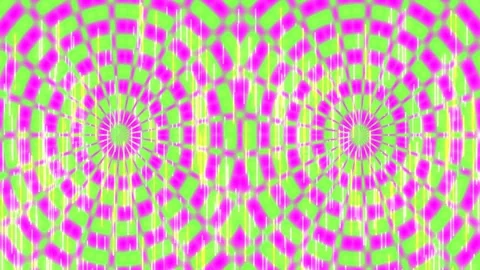 Vibrant psychedelic abstract pattern background seamless loop Stock Footage 337705144