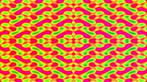 Vibrant psychedelic abstract seamless geometric background pattern | Retro .. Stock Footage 339798657