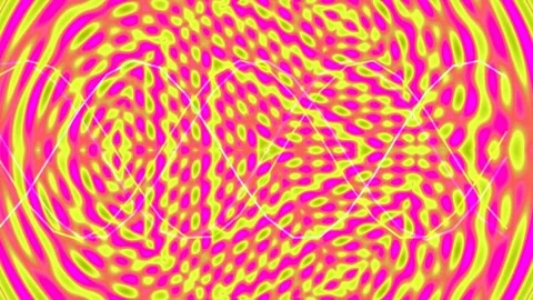 Vibrant psychedelic abstract swirl background with mesmerizing wave patterns Stock Footage 339776479