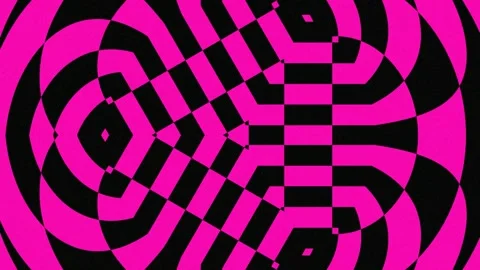 Vibrant psychedelic checkerboard abstract background with neon green glow e.. Stock Footage 336264055