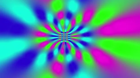 Vibrant Psychedelic Color Swirl Visualizer 動画素材 327605720
