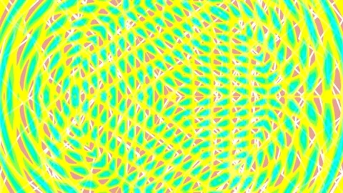 Vibrant psychedelic flow pattern: Abstract energetic backdrop for looping t.. Stock Footage 339799098
