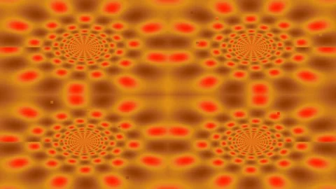 Vibrant psychedelic fractal pattern background with flowing cosmic energy wav Stock Footage 339481069