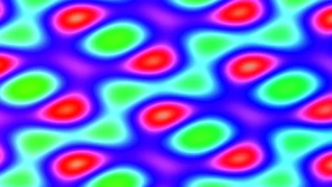 Vibrant psychedelic geometric abstract background pattern with flowing neon.. Stock Footage 339783696
