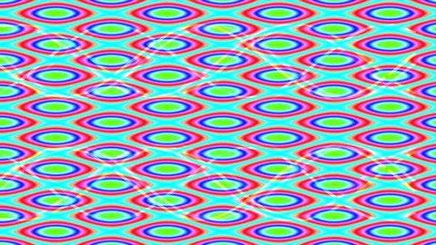 Vibrant psychedelic geometric abstract pattern background kaleidoscope effect Stock Footage 337703385
