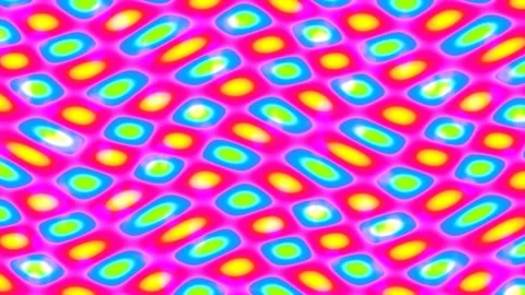 Vibrant psychedelic geometric pattern background loop for abstract creative.. Stock Footage 339779486