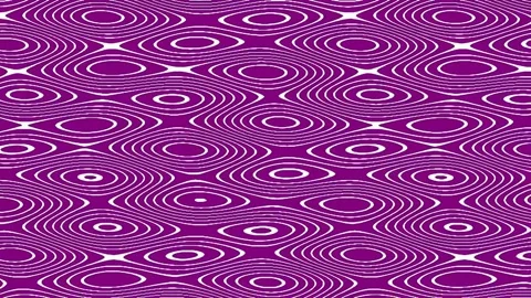 Vibrant psychedelic geometric wave pattern in purple magenta tones. Stock Footage 342159399