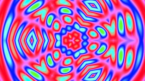Vibrant Psychedelic Hypnotic Abstract Background Wave Pattern Stock Footage 336777317