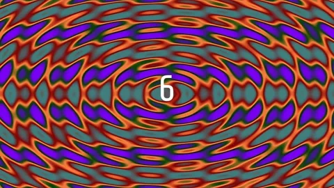 Vibrant Psychedelic Hypnotic Color Swirl Background Pattern Abstract Loop Stock Footage 342115737