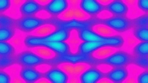 Vibrant psychedelic liquid gradient seamless abstract background loop Stock Footage 336506384