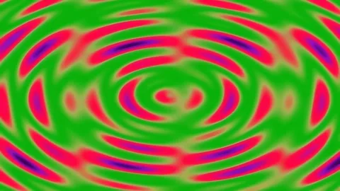 Vibrant psychedelic liquid vortex abstract background animation loop Stock Footage 342208021