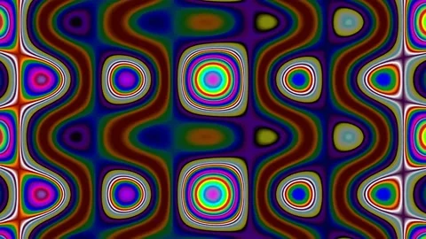 Vibrant Psychedelic Liquid Wave Pattern Background for Modern Abstract Design Stock Footage 337164565