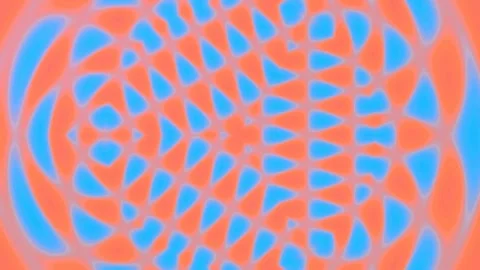Vibrant psychedelic neon geometric pattern background texture Stock Footage 337657744