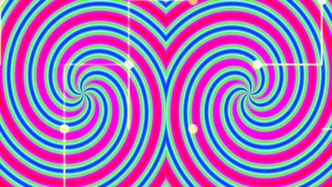 Vibrant psychedelic optical art background abstract geometric wave pattern Stock Footage 337499894