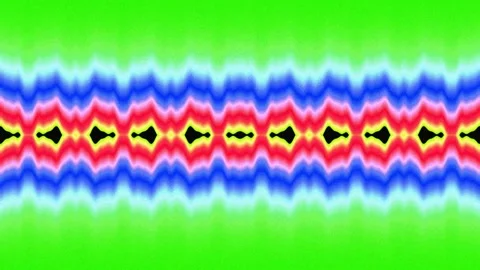 Vibrant Psychedelic Rainbow Wave Transition Background Loop Stock Footage 336766541