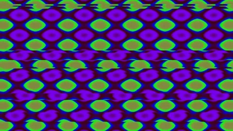 Vibrant psychedelic retro geometric pattern background loop abstract Stock Footage 341057075