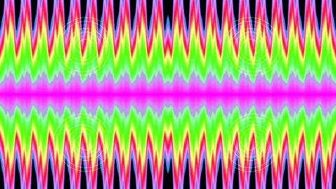 Vibrant psychedelic retro synthwave digital pattern loop background motion .. Stock Footage 339792562