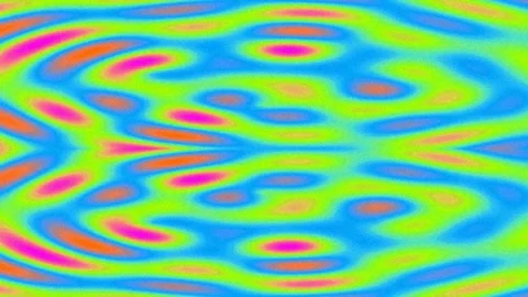 Vibrant psychedelic retro wave abstract background loop seamless looping pa.. Stock Footage 336777408