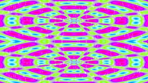 Vibrant psychedelic seamless abstract background pattern of wavy geometric .. Stock Footage 337705125