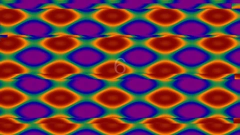 Vibrant psychedelic seamless geometric pattern background wallpaper texture Stock Footage 342116140