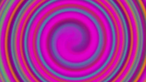 Vibrant Psychedelic Swirl Abstract Background with Neon Colors Stock Footage 339704574