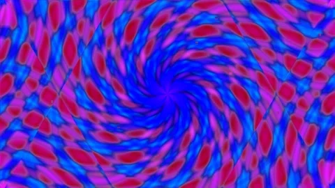 Vibrant Psychedelic Swirl Abstract Background Pattern Loop Stock Footage 339774695
