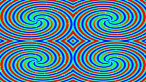Vibrant Psychedelic Swirl Background Loop with Dynamic Energy Patterns Stock Footage 339776016