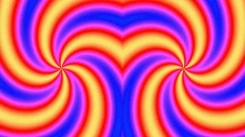 Vibrant psychedelic swirl background pattern for modern abstract digital mo.. Stock Footage 339343193