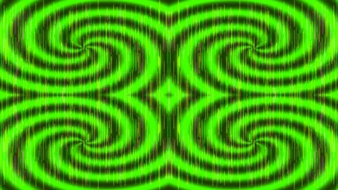 Vibrant psychedelic swirl seamless geometric pattern gold lines background Stock Footage 337573428