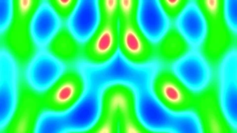 Vibrant Psychedelic Wave Background Pattern Abstract Gradient Colors Loop Stock Footage 336772833