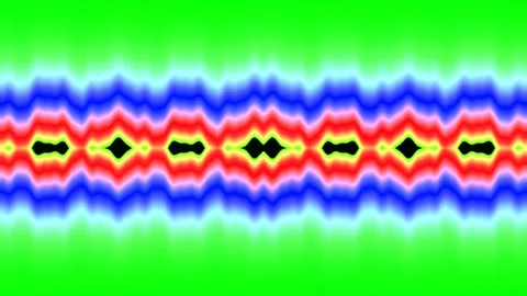 Vibrant Psychedelic Wave Transition Background Abstract Digital Design Loop Stock Footage 335518663