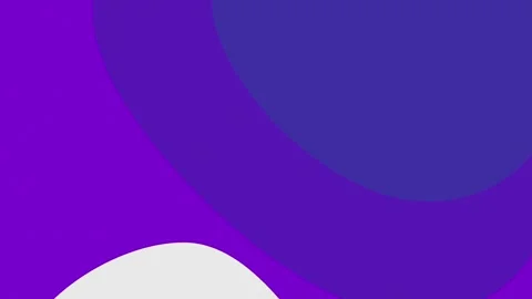 Vibrant Purple Abstract Design with Smooth Curves and Fluid Shapes Stock Footage 341781426